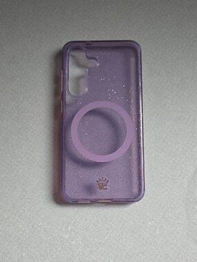 Velvet Caviar Purple Glitter Phone Case with Ring Samsung S25